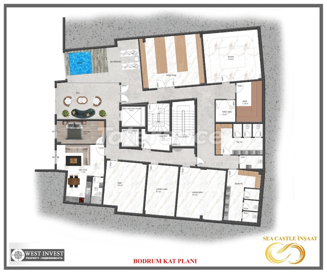 Apartment vom entwickler in Mahmutlar, Alanya meeresblick pool ratenzahlung - immobilien in der Türkei kaufen - 61029