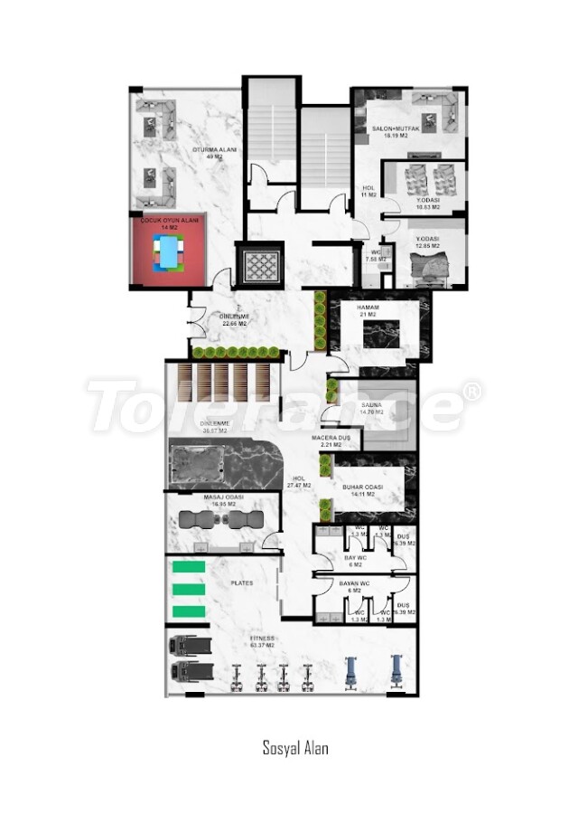 Apartment vom entwickler in Mahmutlar, Alanya pool ratenzahlung - immobilien in der Türkei kaufen - 62110
