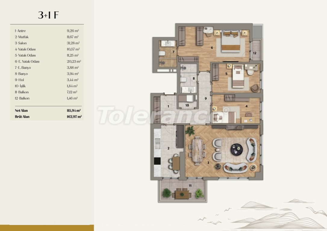 Apartment vom entwickler in Maltepe, Istanbul meeresblick ratenzahlung - immobilien in der Türkei kaufen - 129832