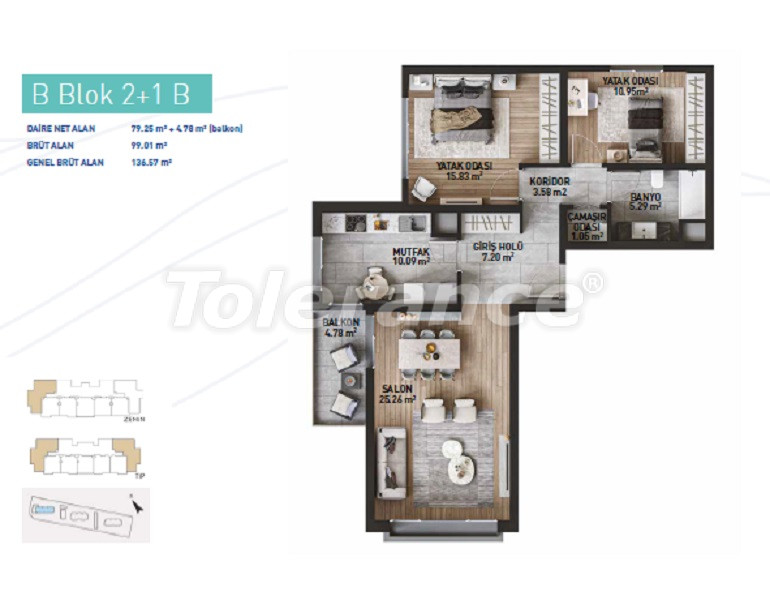 Apartment from the developer in Maltepe, İstanbul with sea view with pool with installment - buy realty in Turkey - 65712