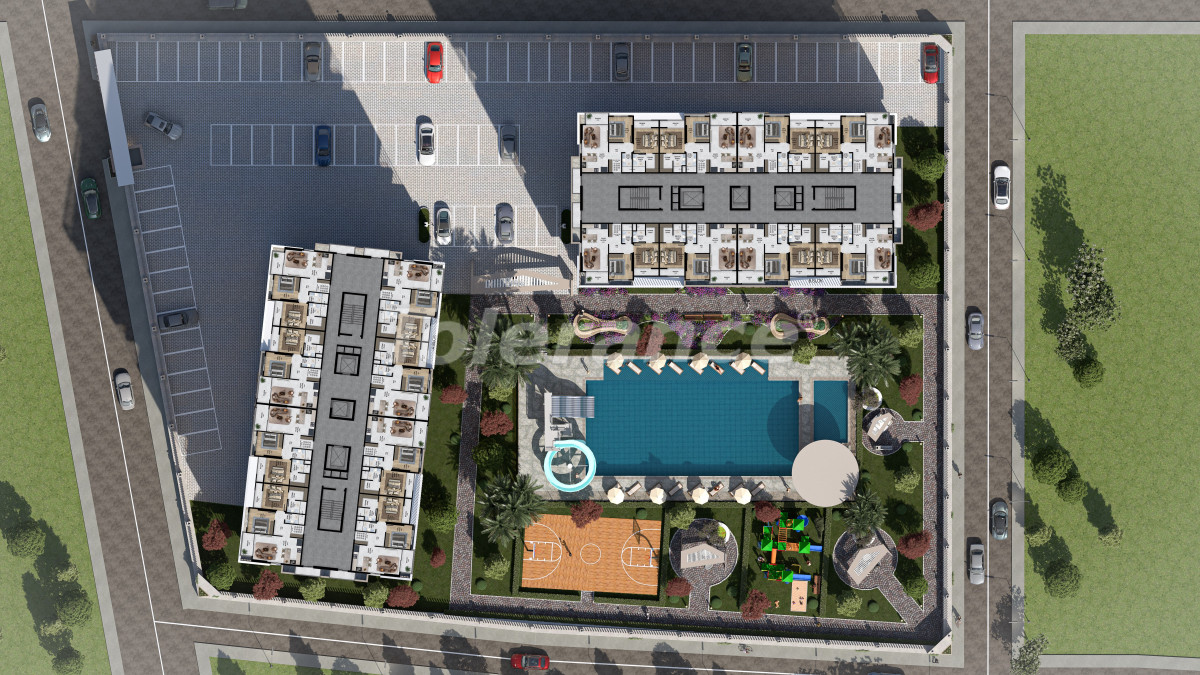 Apartment from the developer in Mezitli, Mersin with pool with installment - buy realty in Turkey - 131697