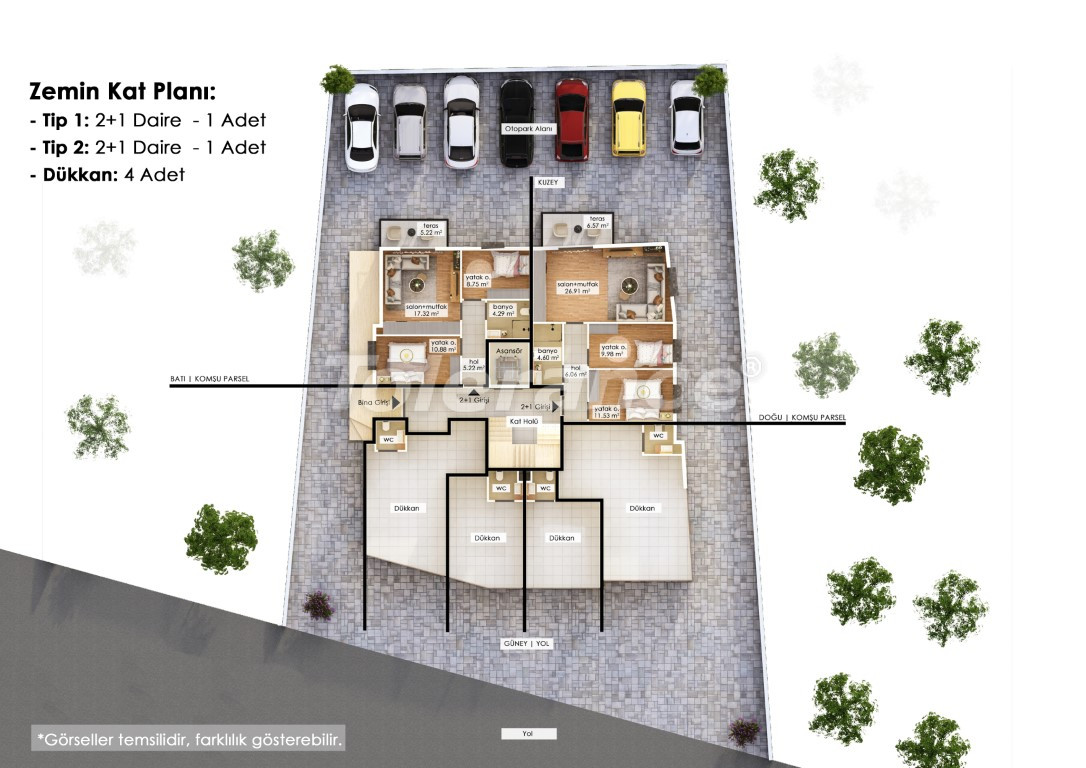 Appartement du développeur еn Muratpaşa, Antalya versement - acheter un bien immobilier en Turquie - 107464