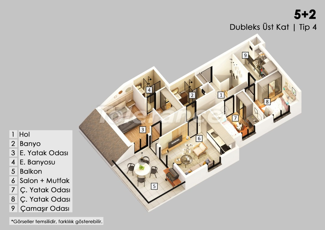 Appartement van de ontwikkelaar in Muratpaşa, Antalya afbetaling - onroerend goed kopen in Turkije - 107476