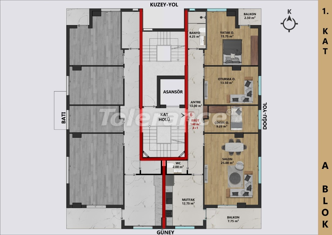 Appartement du développeur еn Muratpaşa, Antalya versement - acheter un bien immobilier en Turquie - 110070