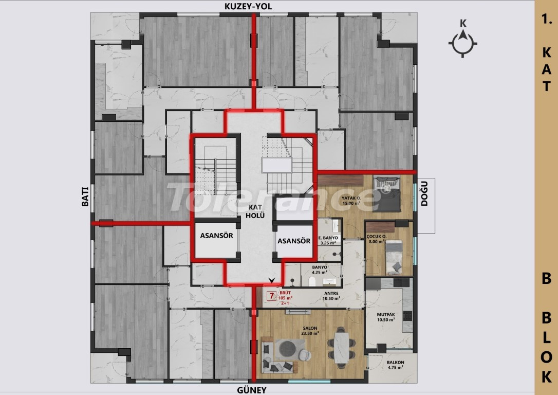 Appartement du développeur еn Muratpaşa, Antalya versement - acheter un bien immobilier en Turquie - 110076