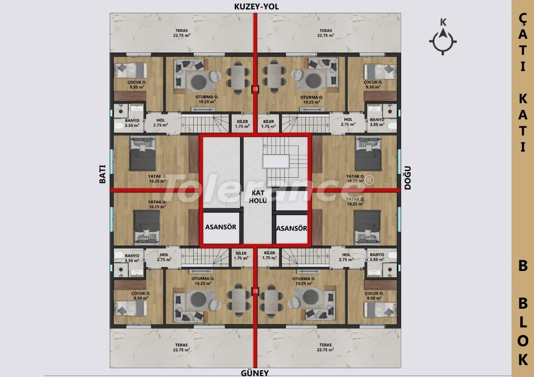 Appartement van de ontwikkelaar in Muratpaşa, Antalya afbetaling - onroerend goed kopen in Turkije - 110081