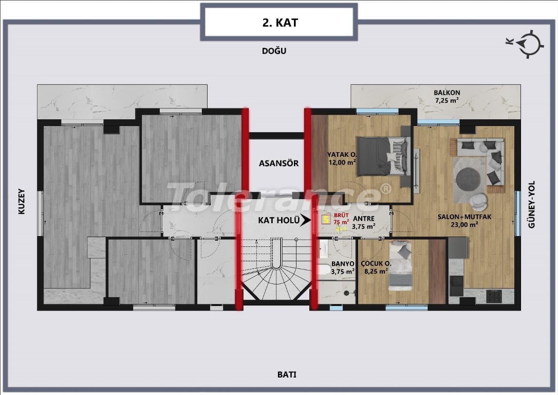 Appartement van de ontwikkelaar in Muratpaşa, Antalya - onroerend goed kopen in Turkije - 116576