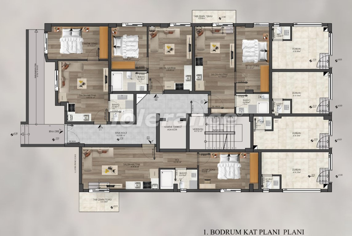 Apartment vom entwickler in Muratpaşa, Antalya ratenzahlung - immobilien in der Türkei kaufen - 132250