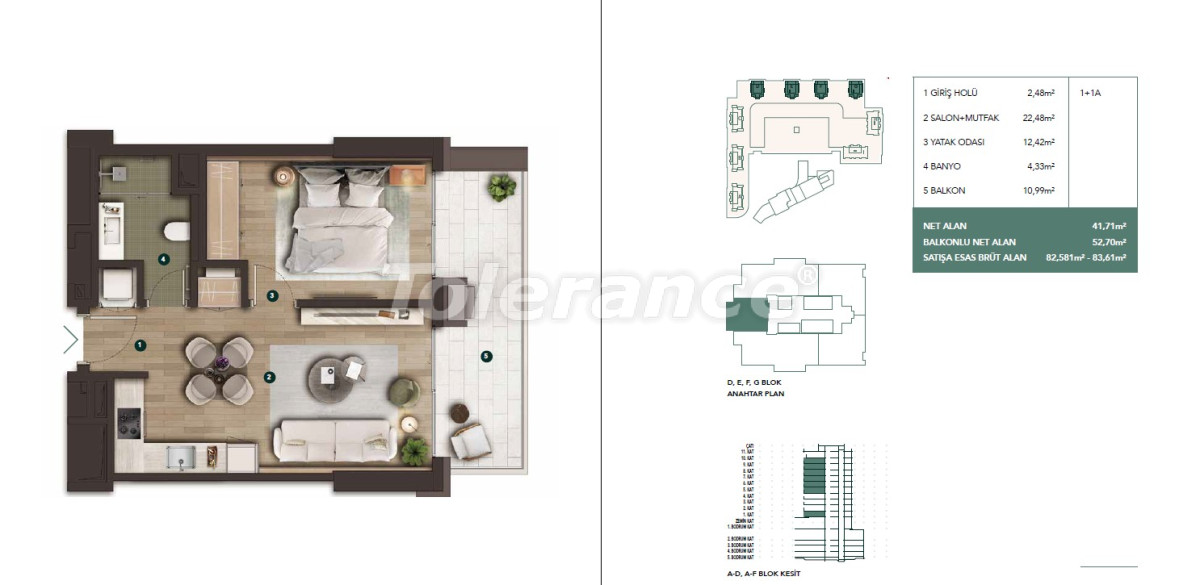 Appartement van de ontwikkelaar in Muratpaşa, Antalya zwembad afbetaling - onroerend goed kopen in Turkije - 133837