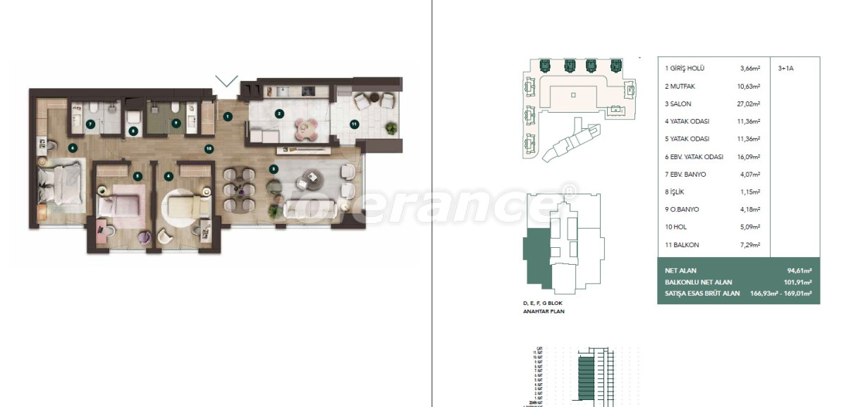 Appartement van de ontwikkelaar in Muratpaşa, Antalya zwembad afbetaling - onroerend goed kopen in Turkije - 133839
