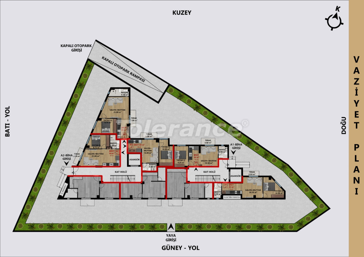 آپارتمان از سازنده که در موراتپاشا, آنتالیا اقساط - خرید ملک در ترکیه - 134322