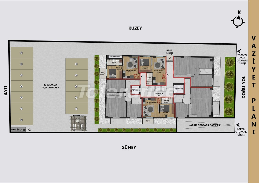 آپارتمان از سازنده که در موراتپاشا, آنتالیا اقساط - خرید ملک در ترکیه - 137371