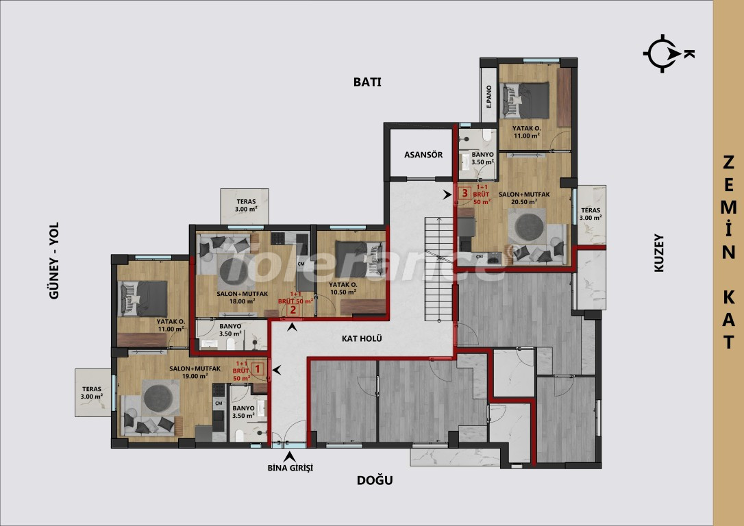 Appartement du développeur еn Muratpaşa, Antalya versement - acheter un bien immobilier en Turquie - 138003