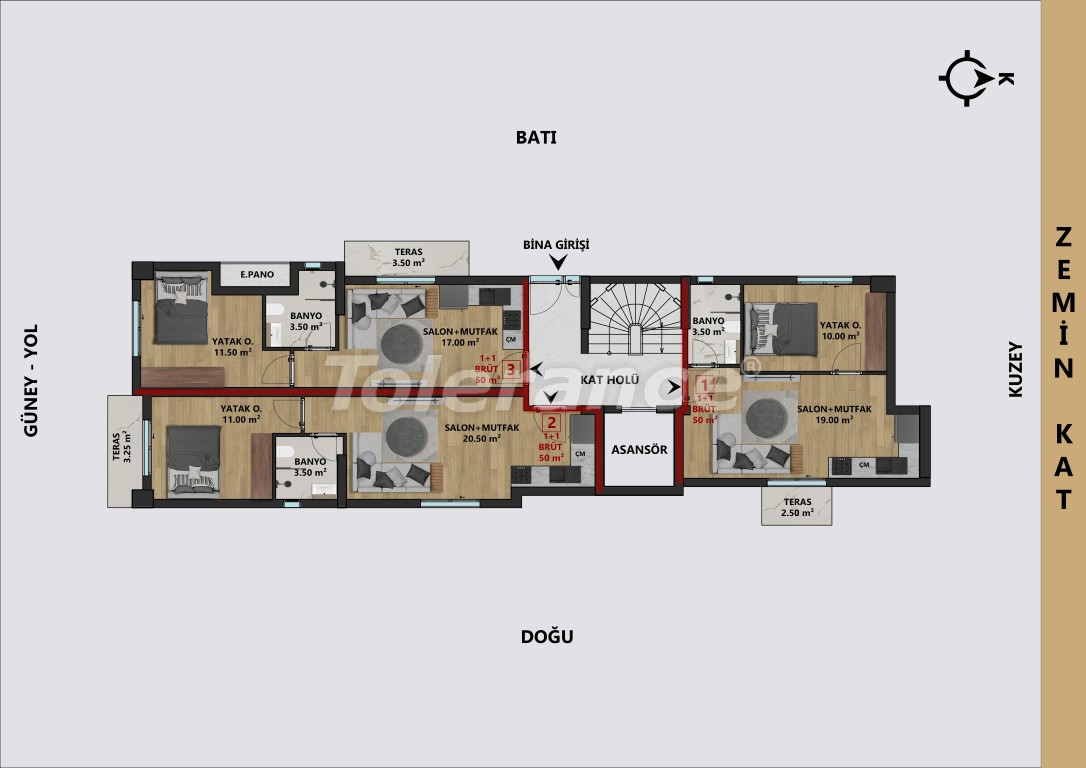 Appartement du développeur еn Muratpaşa, Antalya versement - acheter un bien immobilier en Turquie - 138004
