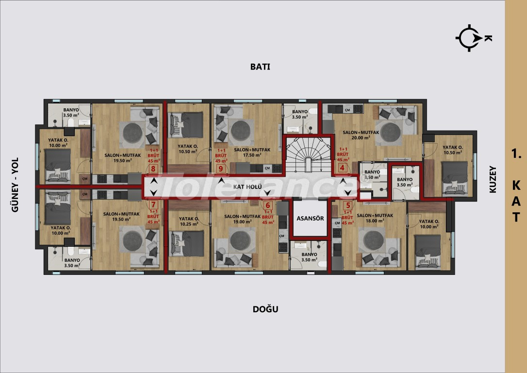 Appartement du développeur еn Muratpaşa, Antalya versement - acheter un bien immobilier en Turquie - 138006