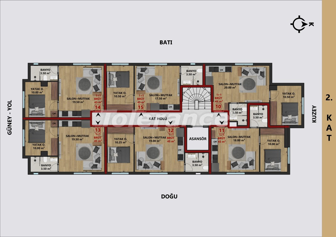 Appartement du développeur еn Muratpaşa, Antalya versement - acheter un bien immobilier en Turquie - 138007
