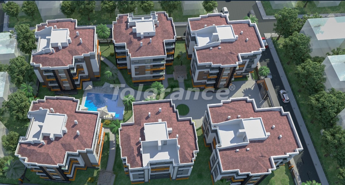 Apartment from the developer in Muratpaşa, Antalya with pool - buy realty in Turkey - 16900