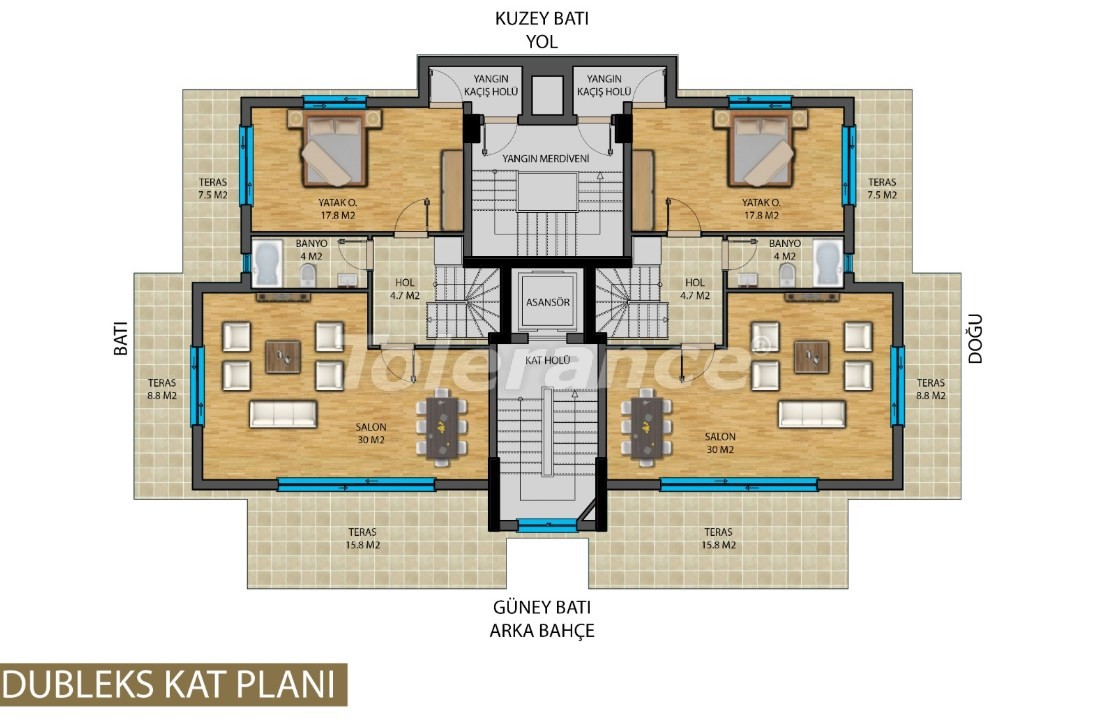 Apartment from developer in Muratpaşa, Antalya - buy realty in Turkey - 20822