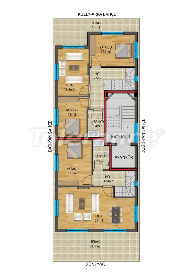 Apartment from the developer in Muratpaşa, Antalya - buy realty in Turkey - 27337