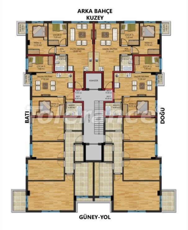 Apartment du développeur еn Muratpaşa, Antalya - acheter un bien immobilier en Turquie - 30800