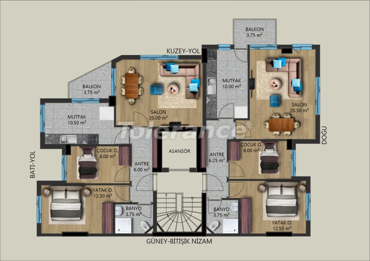 Apartment vom entwickler in Muratpaşa, Antalya - immobilien in der Türkei kaufen - 40026