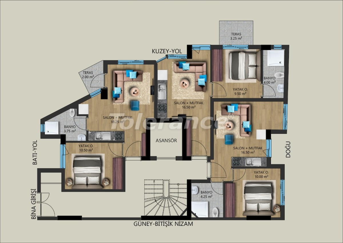 Apartment vom entwickler in Muratpaşa, Antalya - immobilien in der Türkei kaufen - 40027