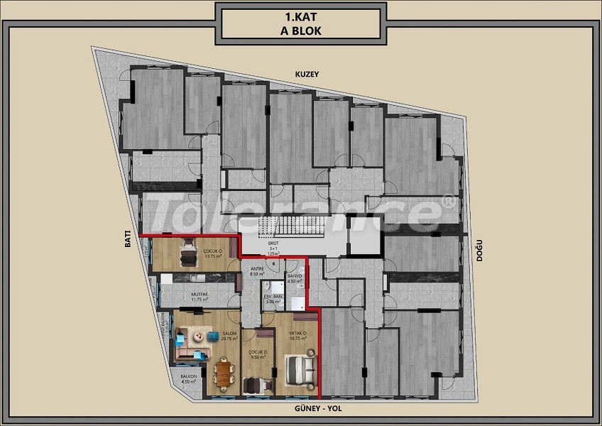 Apartment from the developer in Muratpaşa, Antalya with installment - buy realty in Turkey - 44710