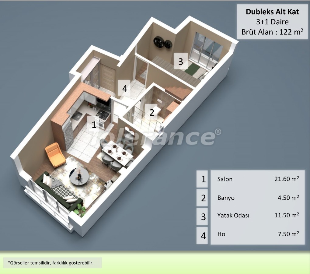 Apartment from the developer in Muratpaşa, Antalya - buy realty in Turkey - 51773