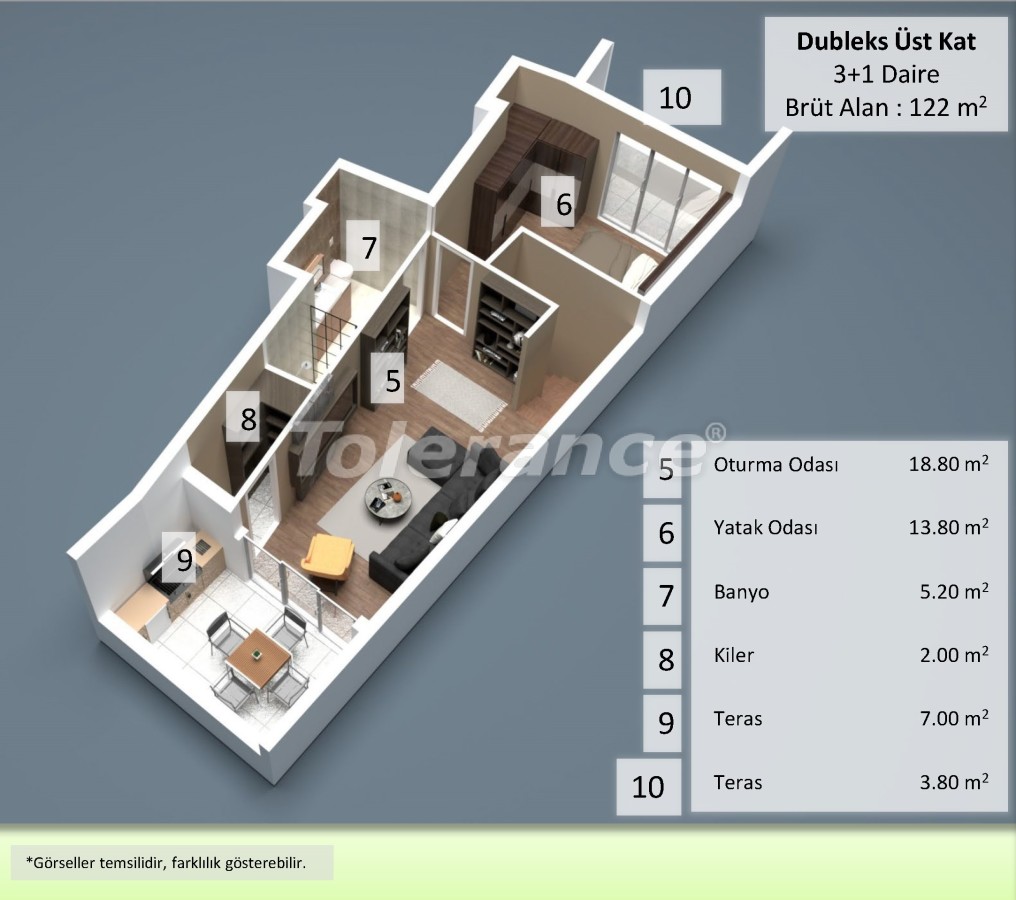 آپارتمان از سازنده که در موراتپاشا, آنتالیا - خرید ملک در ترکیه - 51775