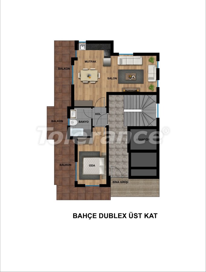 Appartement van de ontwikkelaar in Muratpaşa, Antalya afbetaling - onroerend goed kopen in Turkije - 57012