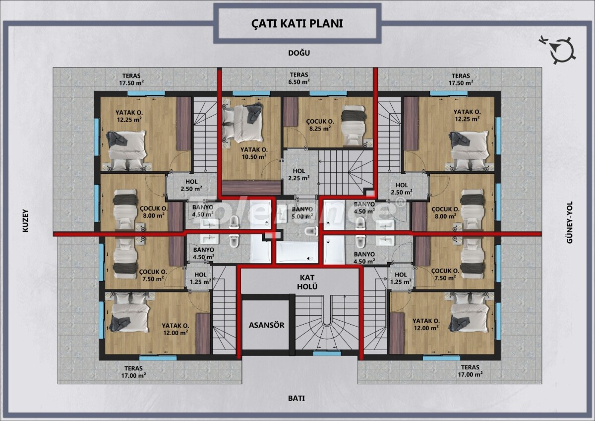 Apartment vom entwickler in Muratpaşa, Antalya - immobilien in der Türkei kaufen - 62291