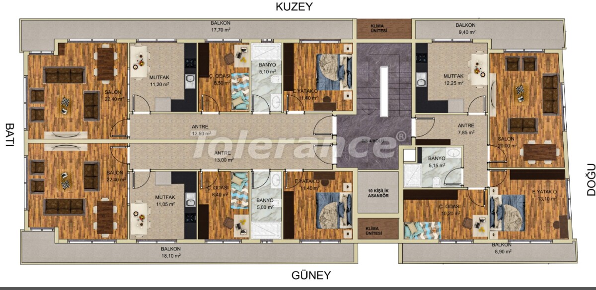 Apartment from the developer in Muratpaşa, Antalya - buy realty in Turkey - 64778