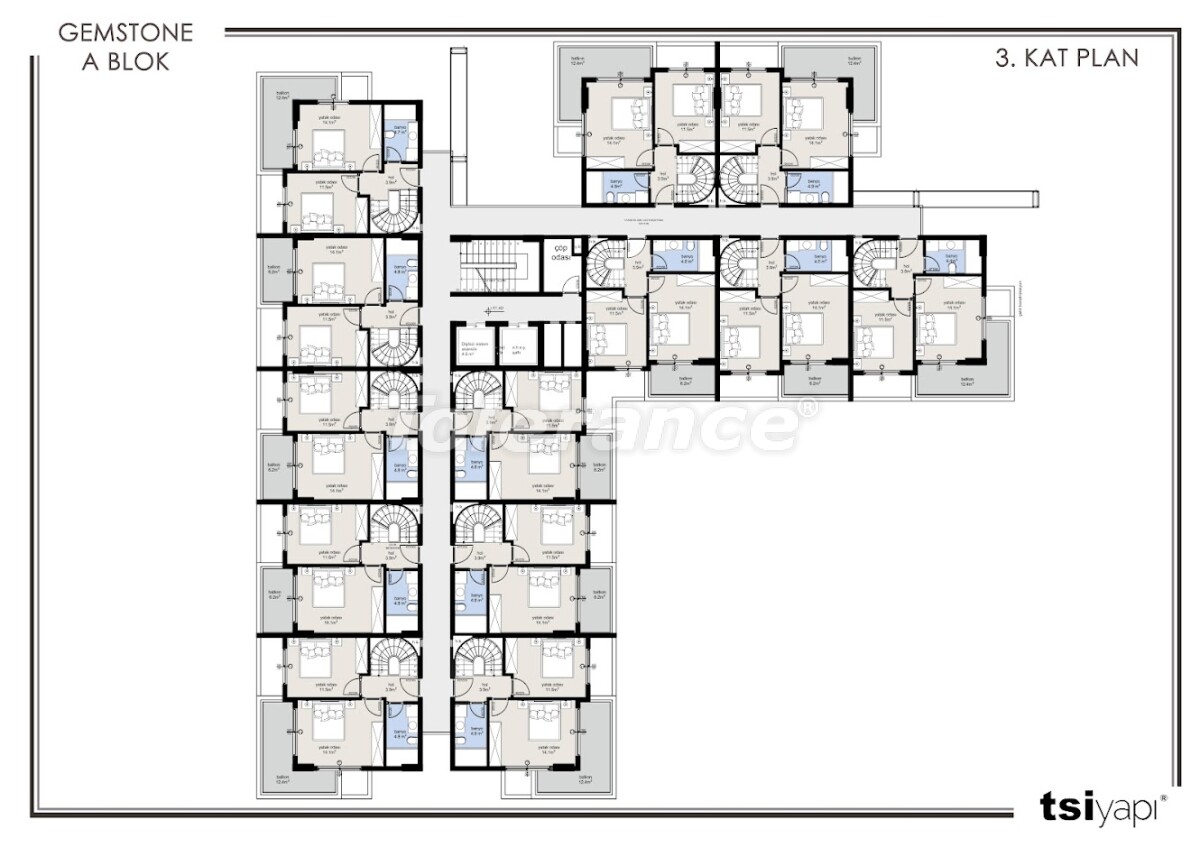 Apartment vom entwickler in Oba, Alanya pool ratenzahlung - immobilien in der Türkei kaufen - 63541