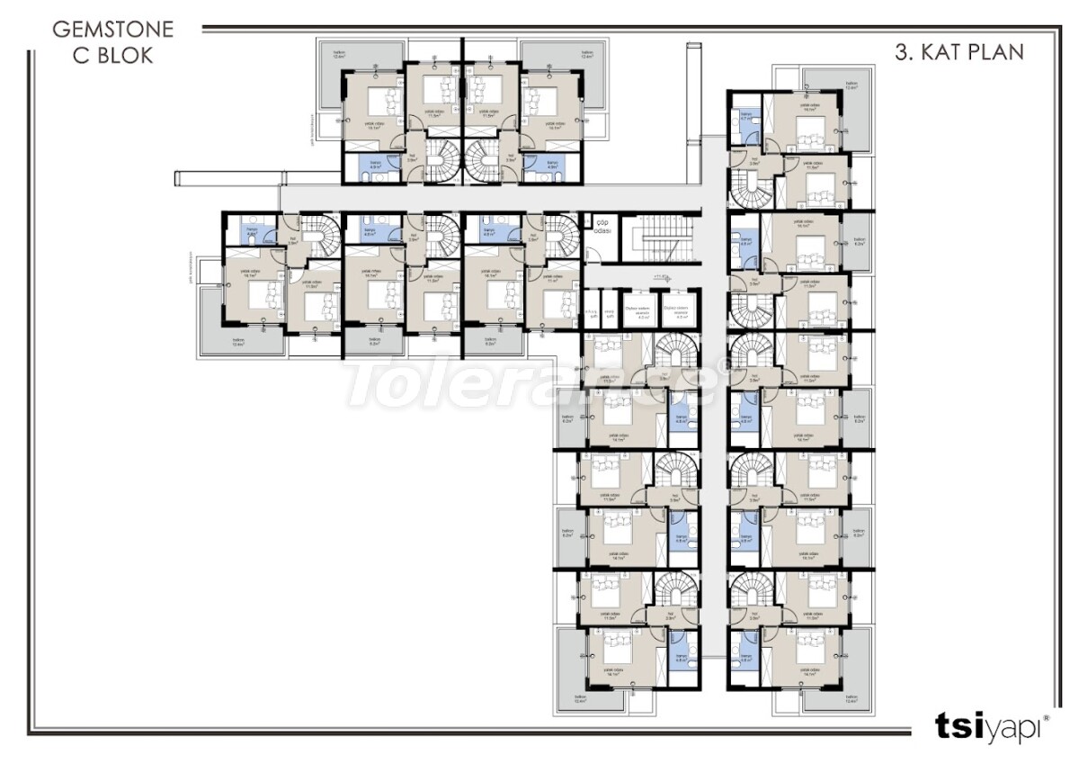 Apartment vom entwickler in Oba, Alanya pool ratenzahlung - immobilien in der Türkei kaufen - 63550