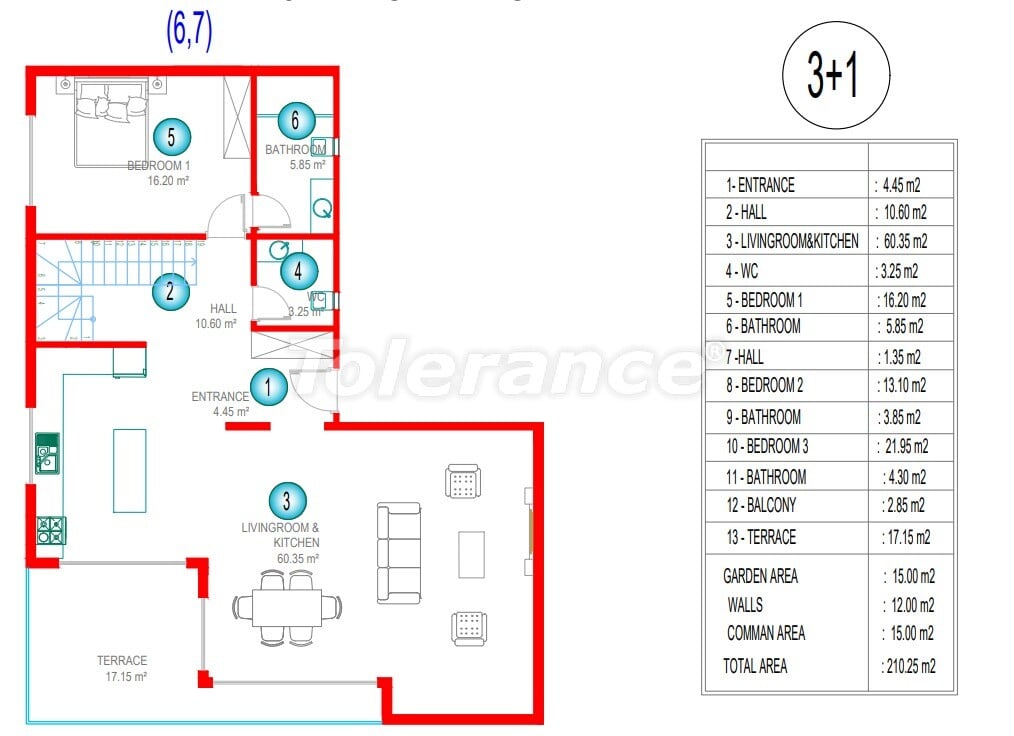 Apartment from the developer in Oba, Alanya with installment - buy realty in Turkey - 63822