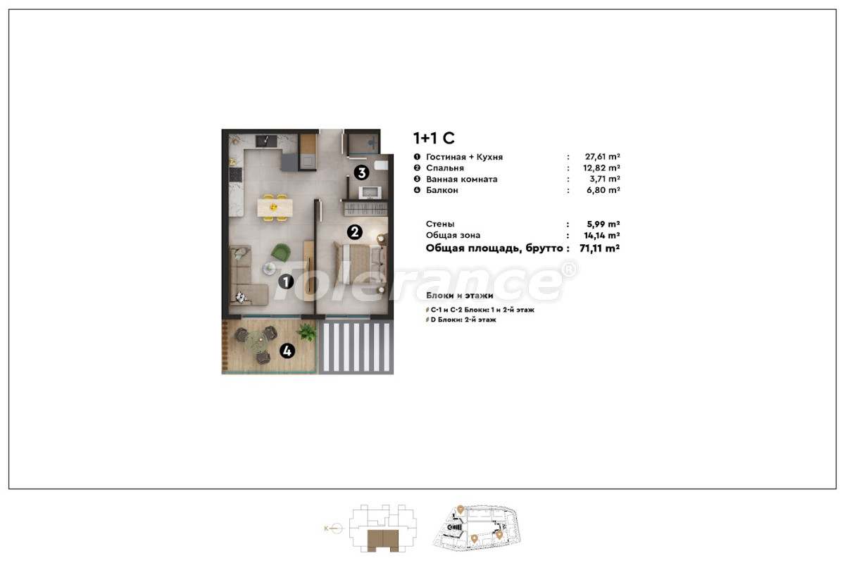 Apartment vom entwickler in Oba, Alanya pool ratenzahlung - immobilien in der Türkei kaufen - 83636