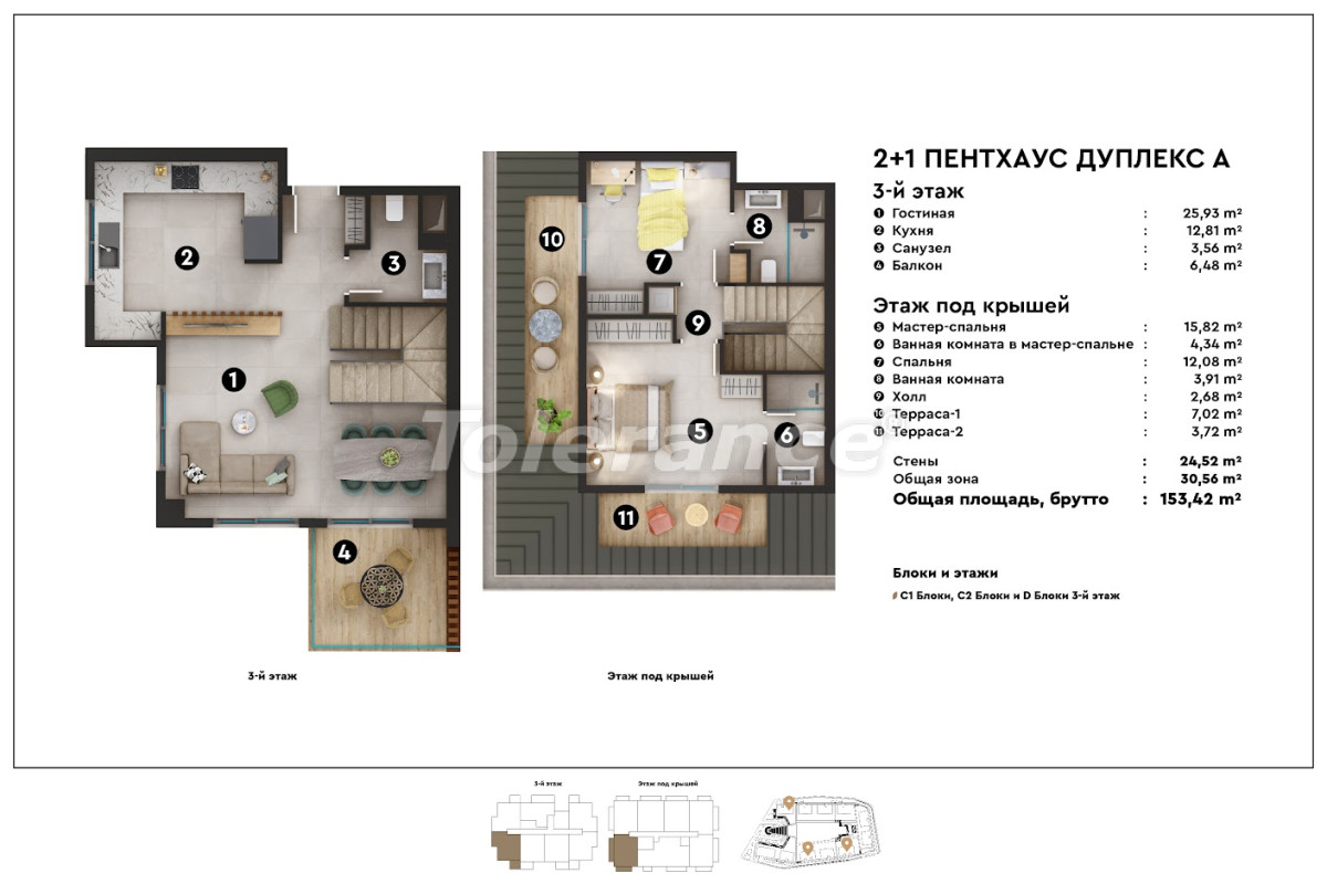 Apartment vom entwickler in Oba, Alanya pool ratenzahlung - immobilien in der Türkei kaufen - 83678