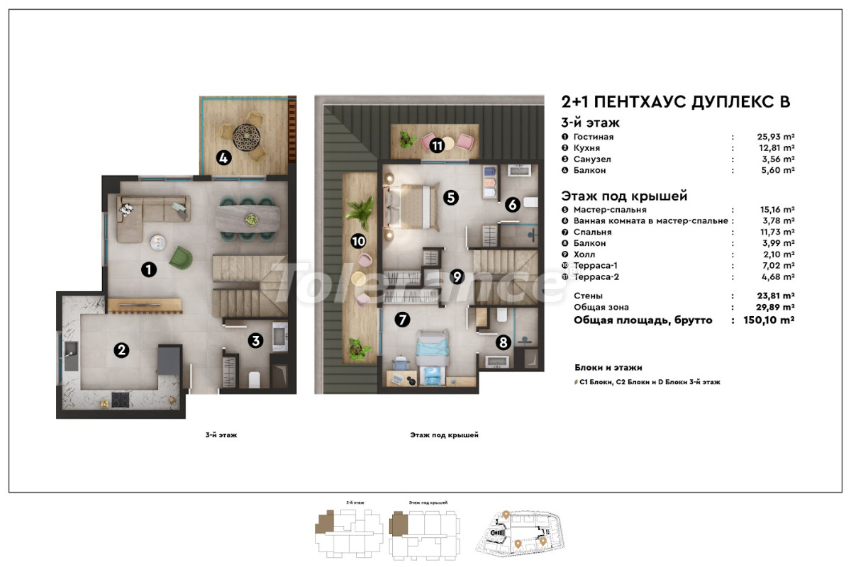 Apartment from the developer in Oba, Alanya with pool with installment - buy realty in Turkey - 83679