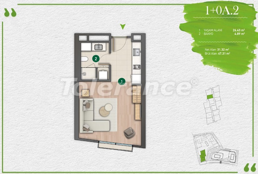 Apartment from the developer in Sariyer, İstanbul installment - buy realty in Turkey - 14338