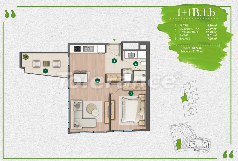 Apartment from the developer in Sariyer, İstanbul installment - buy realty in Turkey - 14340