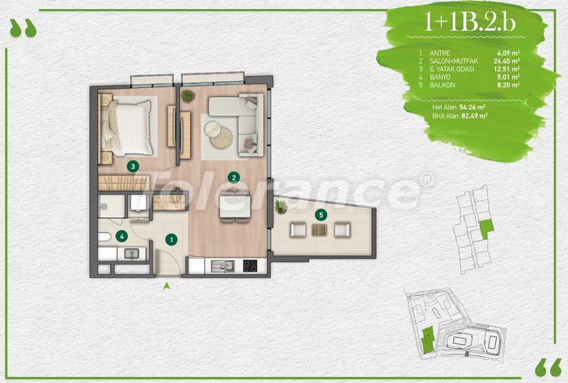 Apartment from the developer in Sariyer, İstanbul installment - buy realty in Turkey - 14341