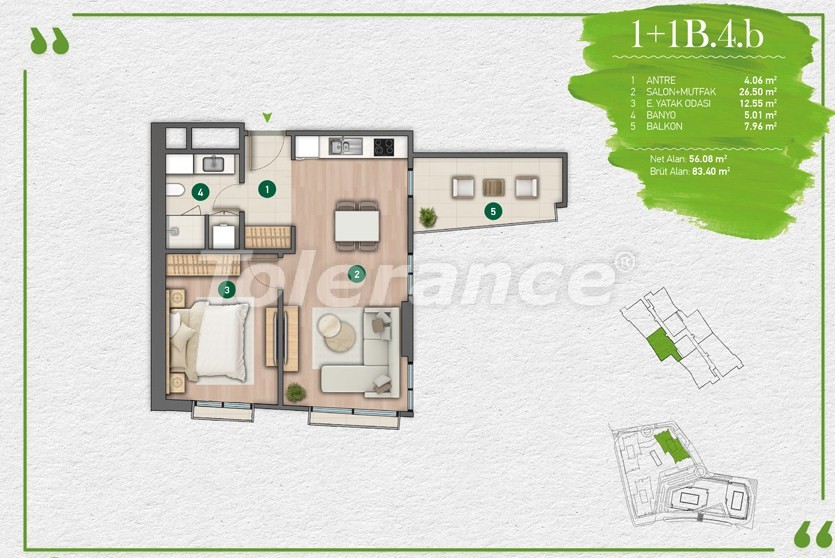Apartment from the developer in Sariyer, İstanbul installment - buy realty in Turkey - 14343