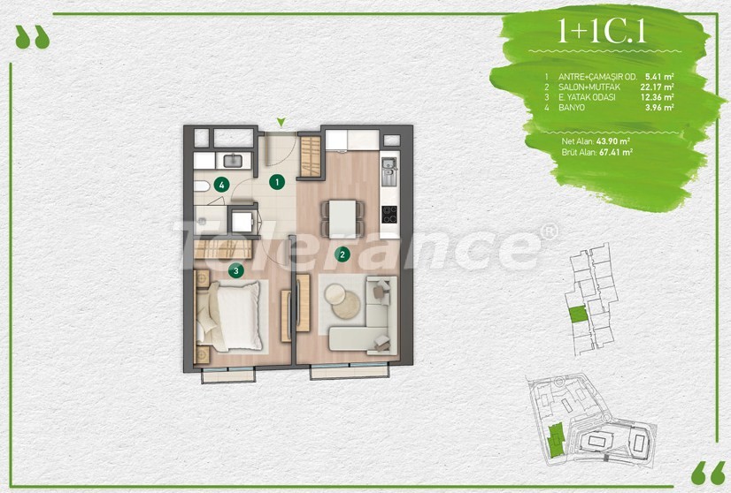 Apartment from the developer in Sariyer, İstanbul installment - buy realty in Turkey - 14344