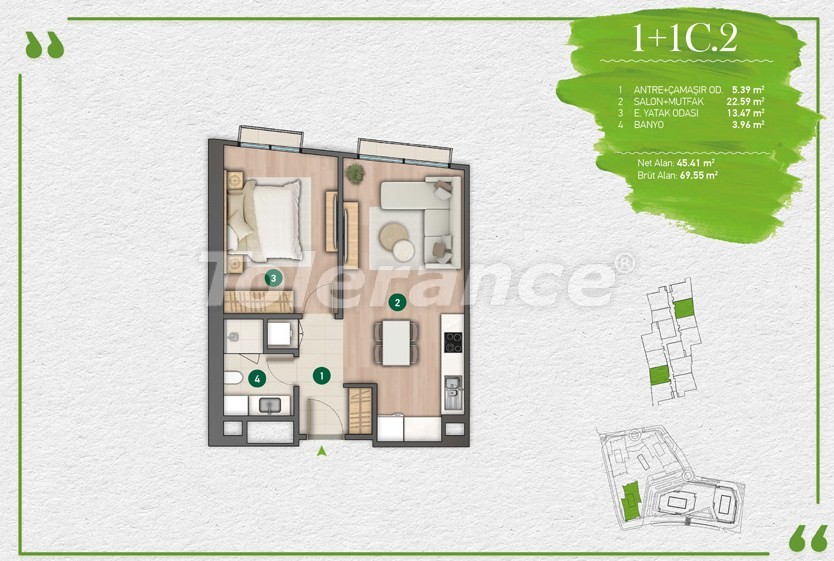 Apartment from the developer in Sariyer, İstanbul installment - buy realty in Turkey - 14345