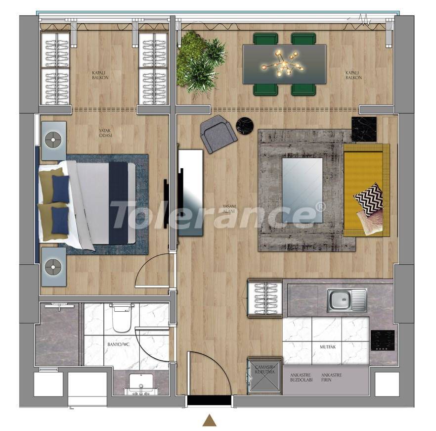 Apartment in Sariyer, İstanbul - buy realty in Turkey - 27429