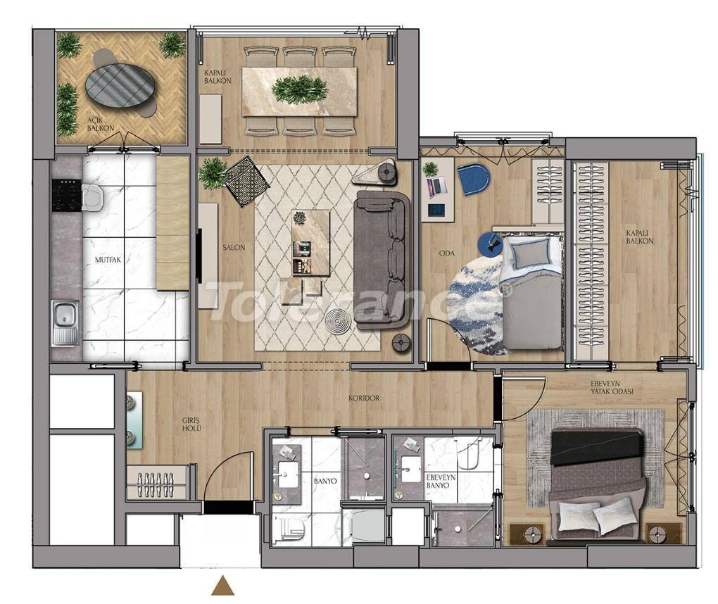 Apartment in Sariyer, İstanbul - buy realty in Turkey - 27430