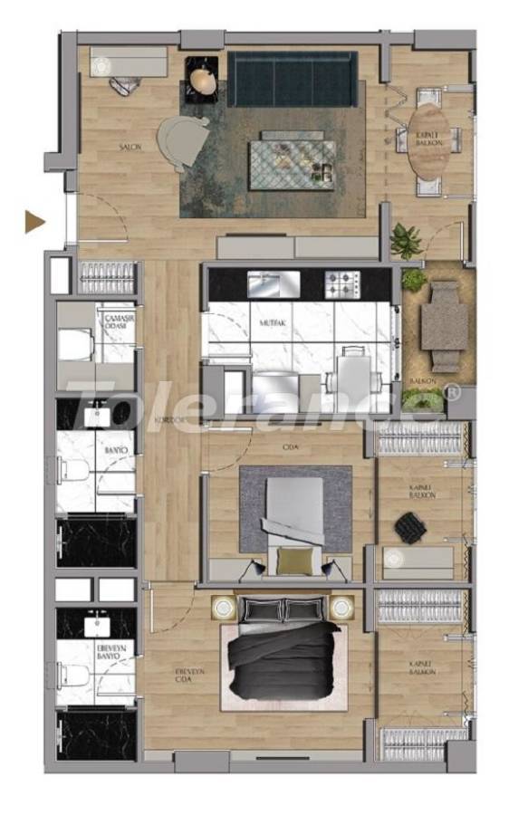 Apartment in Sariyer, İstanbul - buy realty in Turkey - 27431