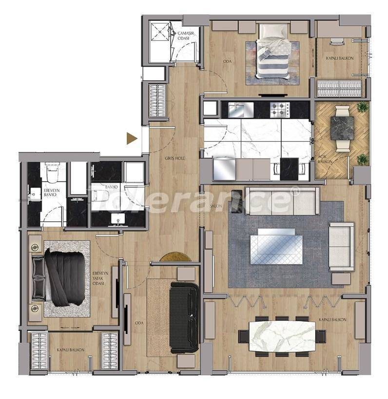 Apartment in Sariyer, İstanbul - buy realty in Turkey - 27434