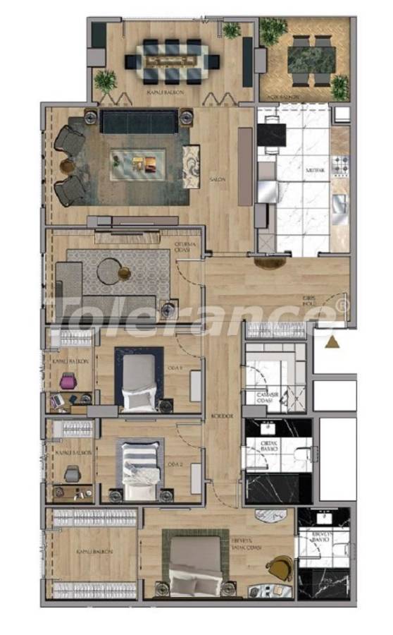 Apartment in Sariyer, İstanbul - buy realty in Turkey - 27435