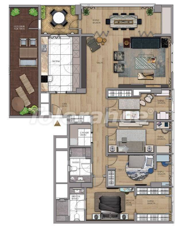 Apartment in Sariyer, İstanbul - buy realty in Turkey - 27438